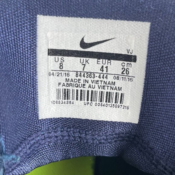 Nike Hyperdunk Low Midnight Navy Basketball Mens Shoes 844363-444 Size 8 - Picture 10 of 10